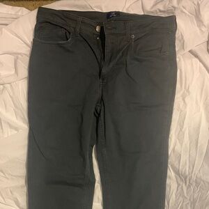 Men’s straight stretch grey slacks